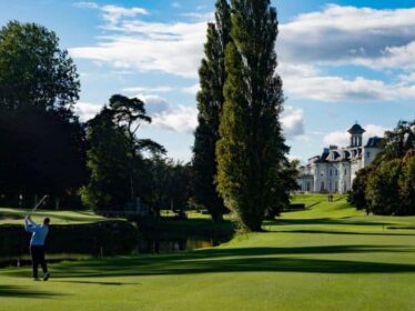 Golf greens, Trees